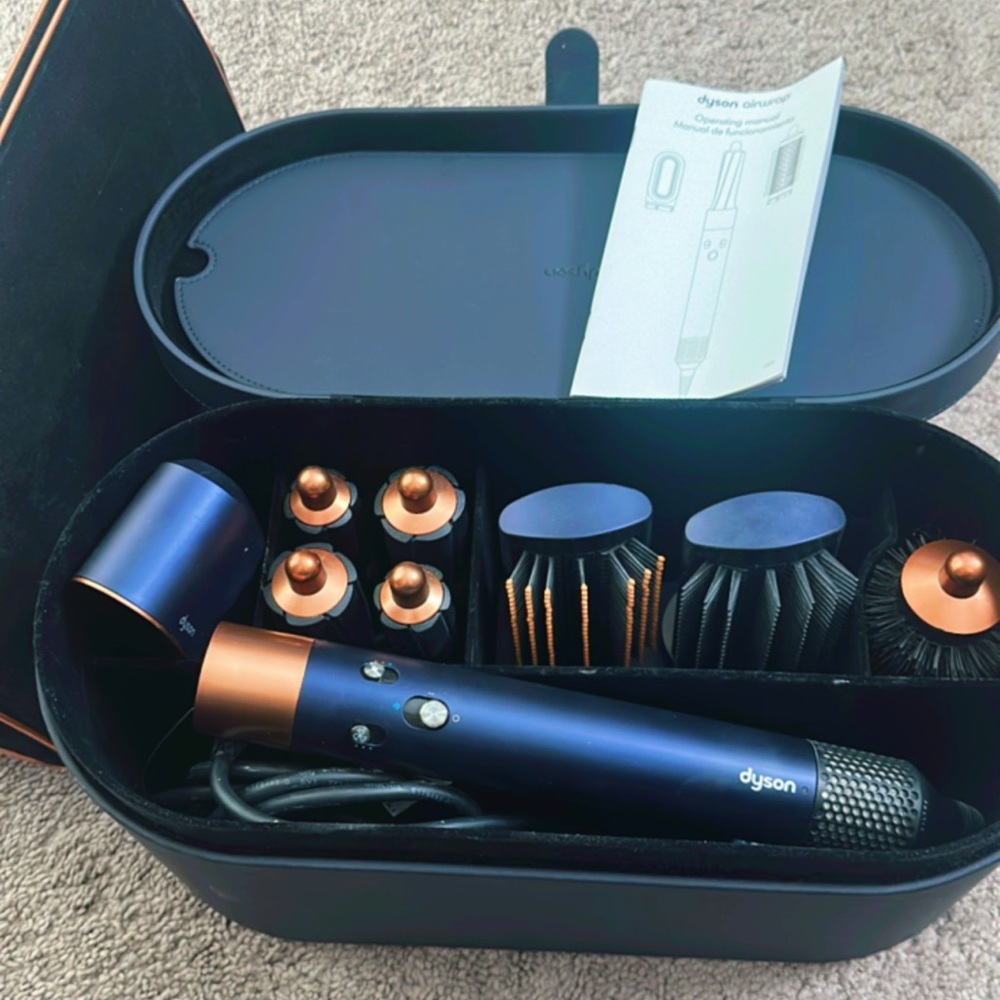 Dyson Hair Styling Set in Blue and Copper